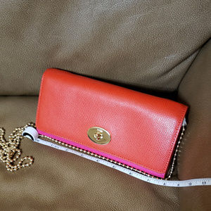 NWOT COACH Crossgrain Crossbody/Clutch/Wallet